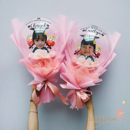 Face Card Graduation Bouquet