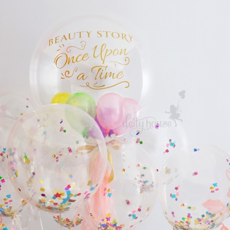 24" Custom Deco Clear - Helium
