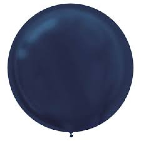 18" Navy Latex Balloon