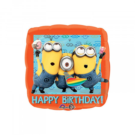 18″ Despicable Me Happy Birthday Balloon