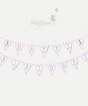 Birthday Paper Bunting - Sofia The First