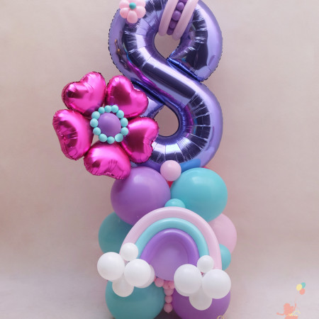 Flower Number Tower